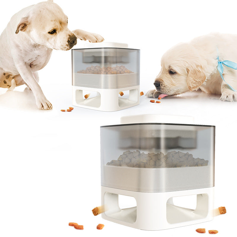 Snap & Feed™ Interactive Dog & Cat Food Dispenser – Fun Educational Toy