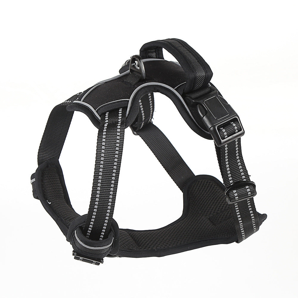 No-Pull Reflective Dog Harness – Breathable, Comfortable Vest for Active Pets